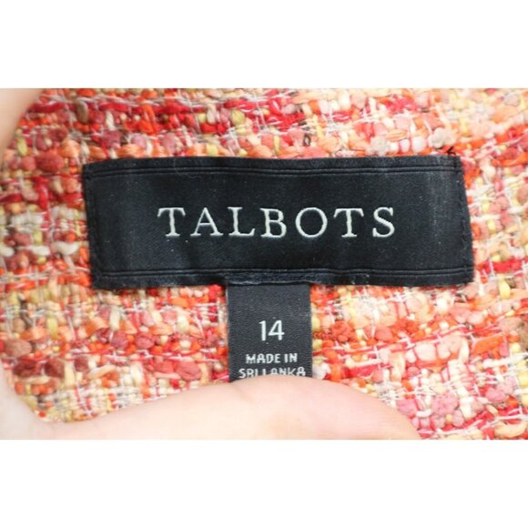 Talbots Tweed Sleeveless Midi Dress & Jacket-Size 14-Office-Career - Picture 11 of 16